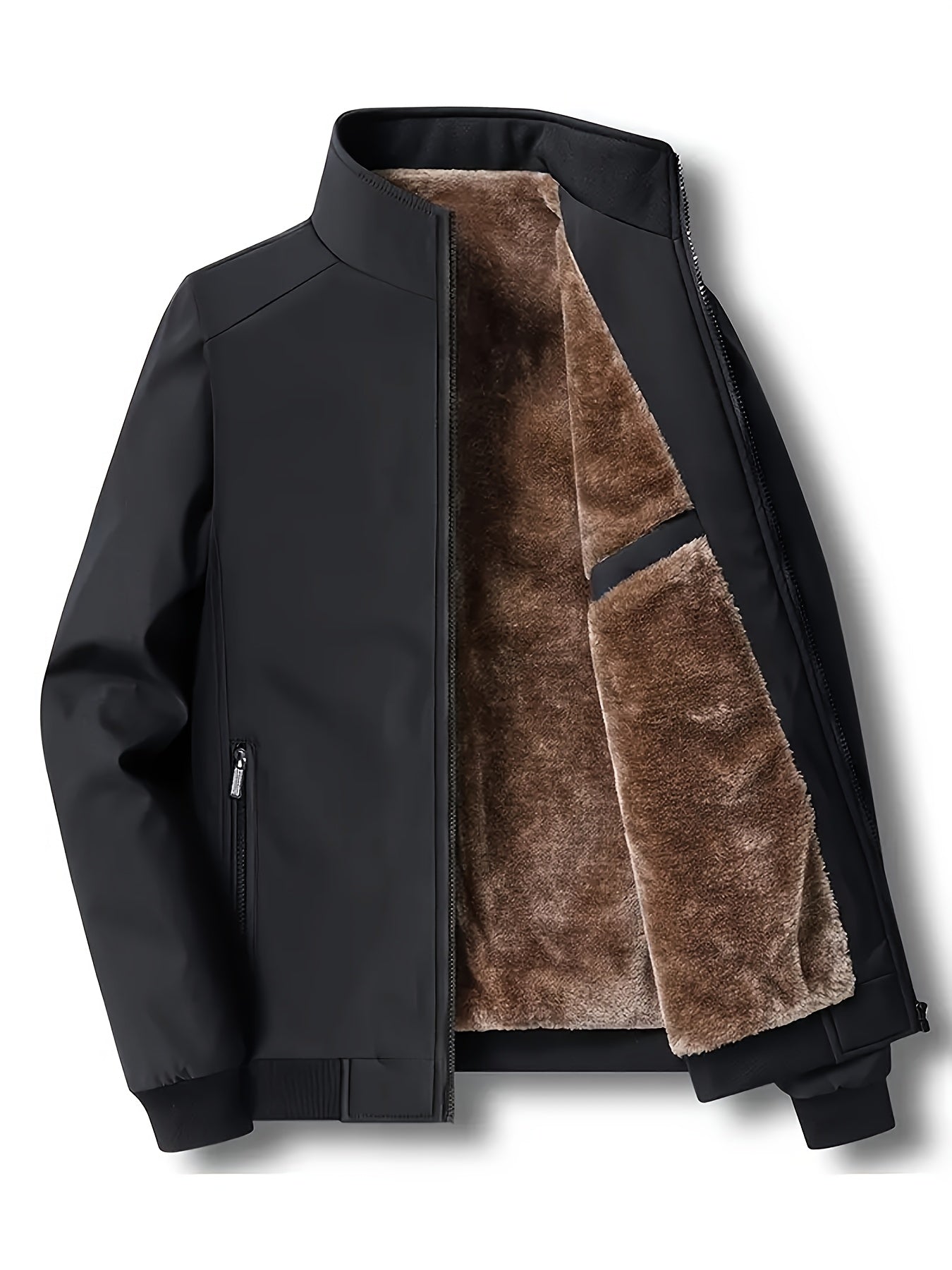 R&B | Warme Jacke mit Fleecefutter Polyester Stilvoll und Praktisch