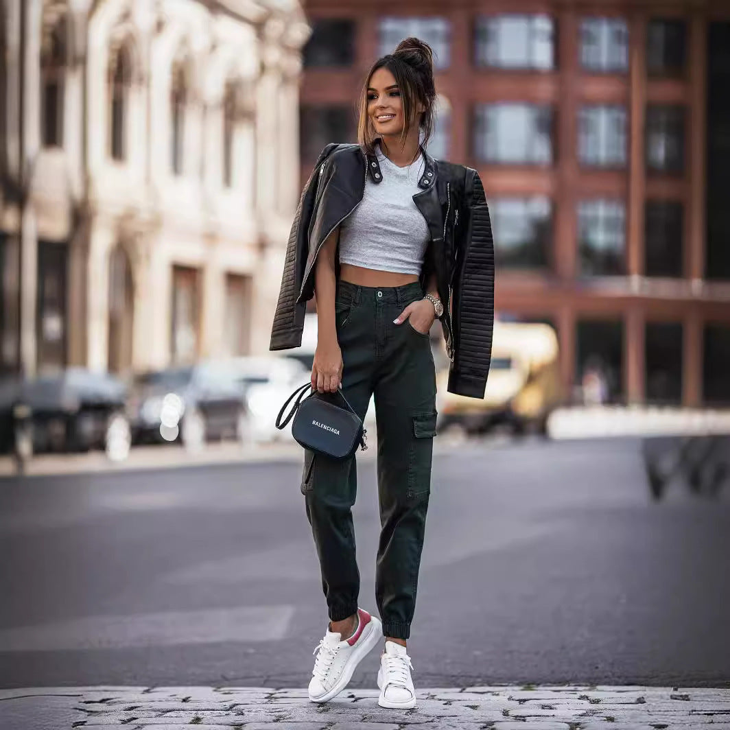 R&B | Schmal Geschnittene Damenjacke Aus Veganem Leder In Schwarz