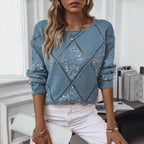 R&B | Luftiger Hohlstrickpullover Für Übergangszeit