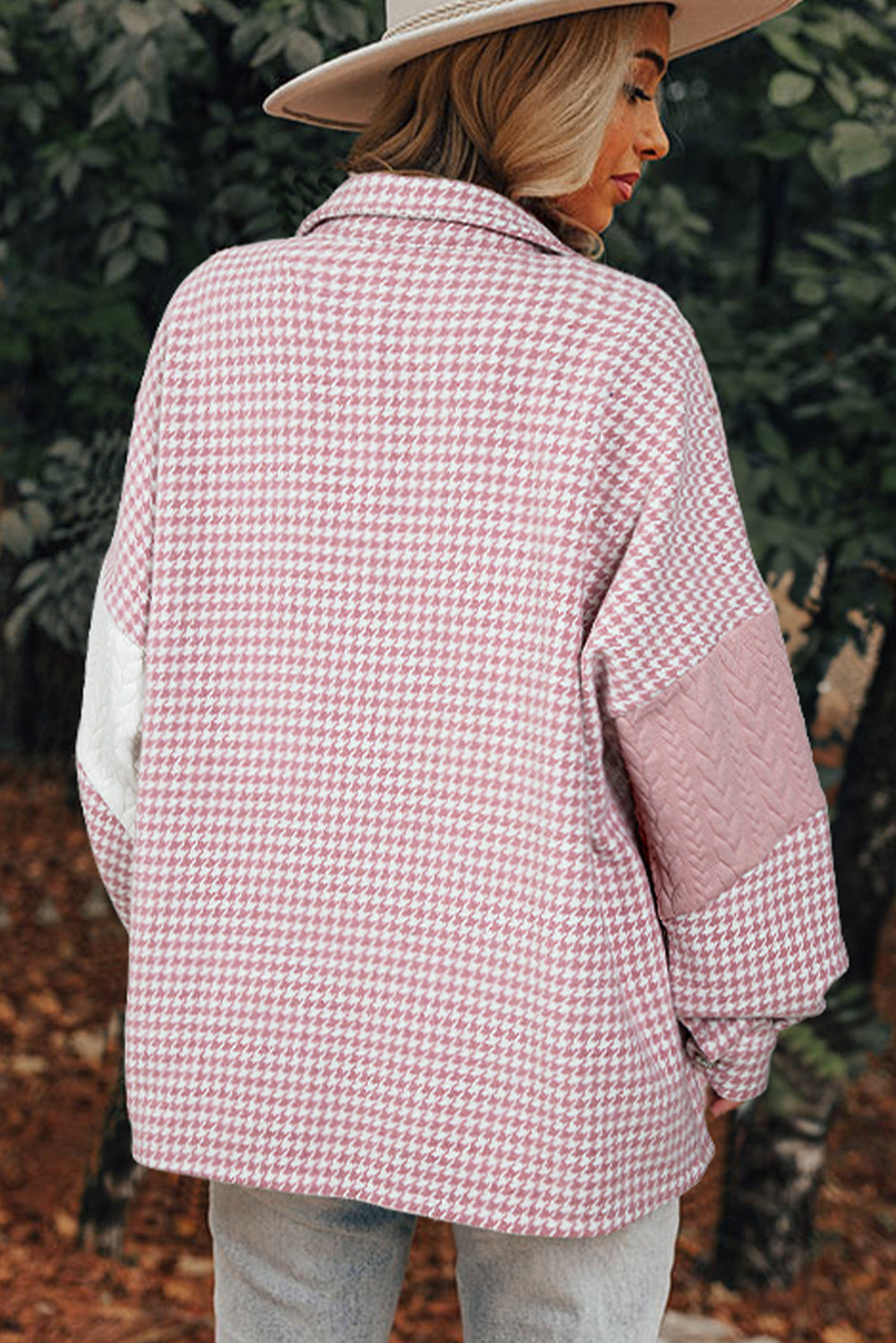R&B | Patchwork Hemdjacke Baumwollmischung Modern und Stilvoll