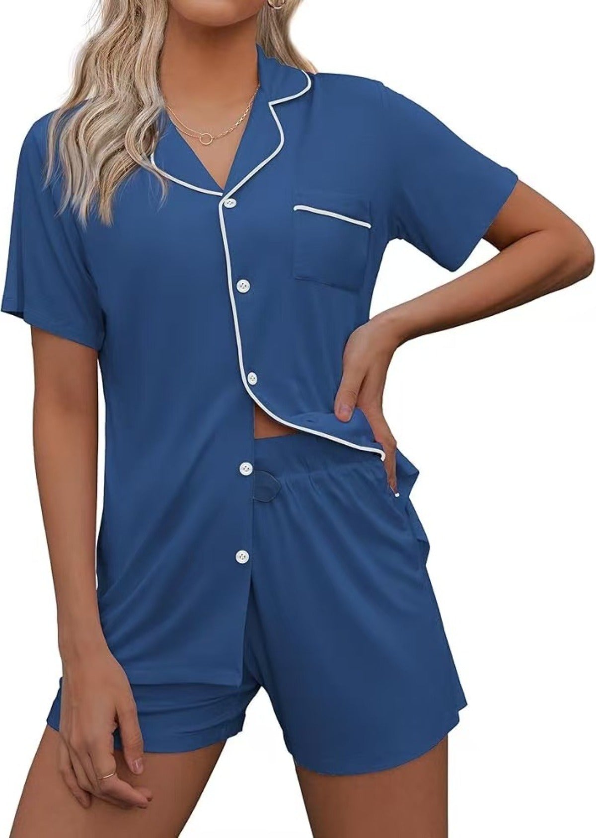 R&B | Strickjacke Revers Loungewear Set