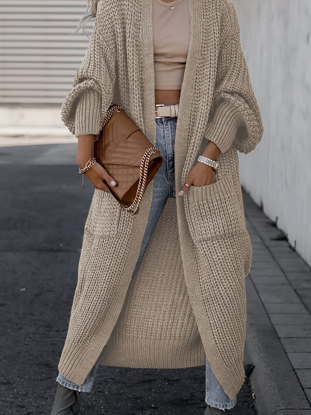 R&B | Lässiger Damen-Wollcardigan