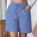 R&B | Große Shorts mit hoher Taille und weitem Bein
