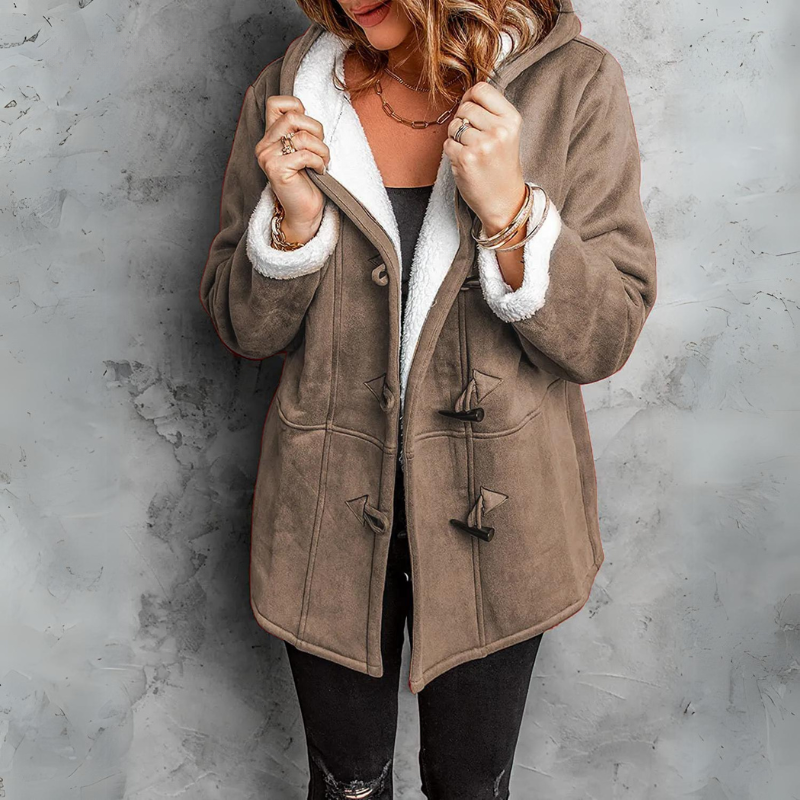 R&B | Trendig Weiche Kapuzenjacke für Frauen