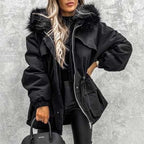 R&B | Bontgefütterte Winterjacke