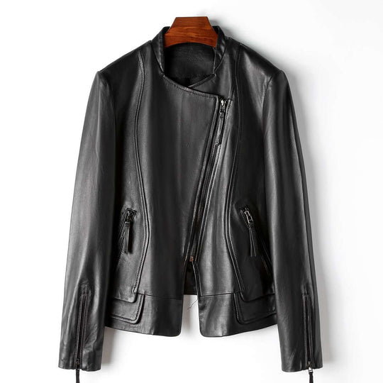 R&B | Damen Stilvolle Lederjacke
