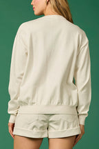 R&B | Weihnachtssoldat Pailletten Mode Lässiger Sweatshirt