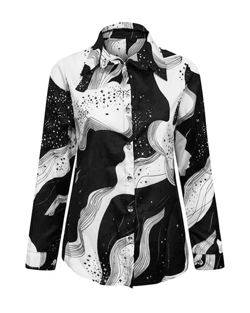 schwarz weiße Bluse