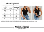 R&B | Schmal geschnittene hohle ärmellose Weste