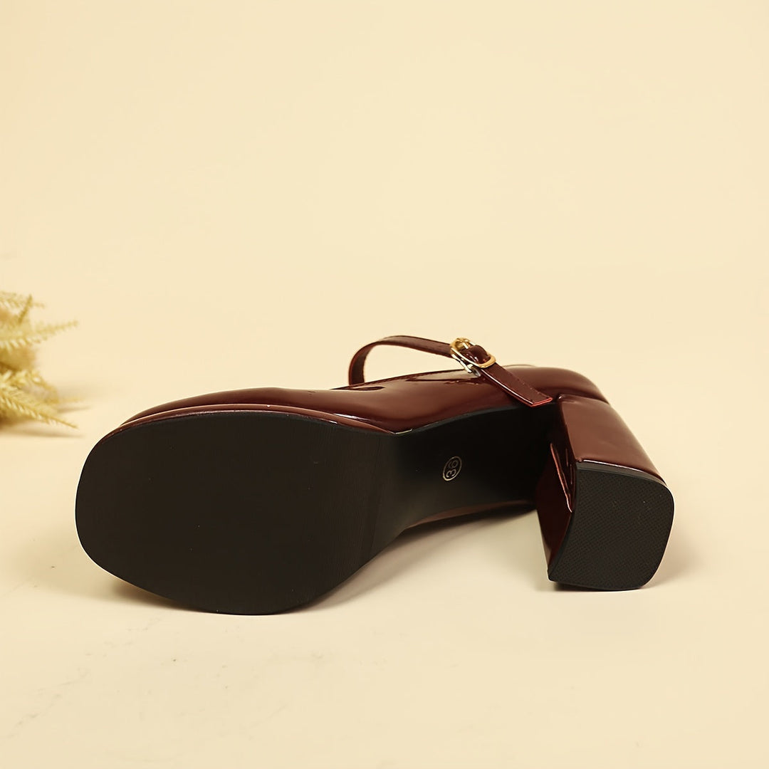 R&B | Stilvolle Wasserdichte Mary Jane Pumps