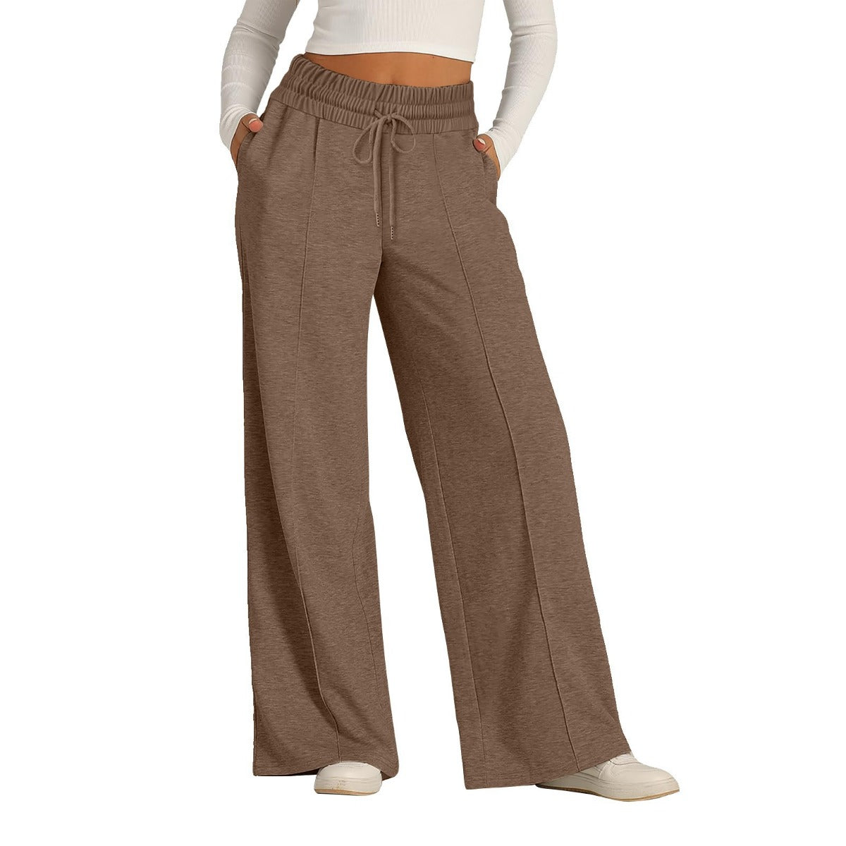 R&B | Camouflage-Jogginghose mit hoher Taille