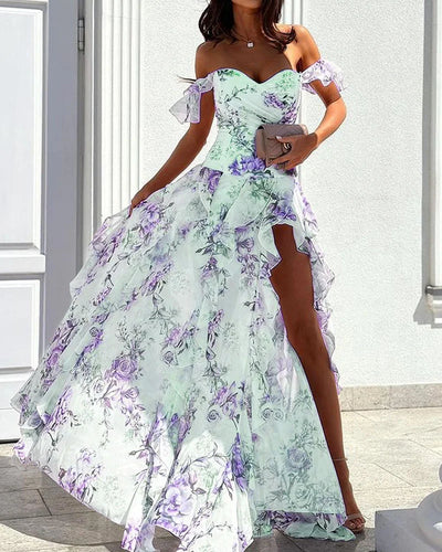 R&B | Elegantes Geblümtes Kleid