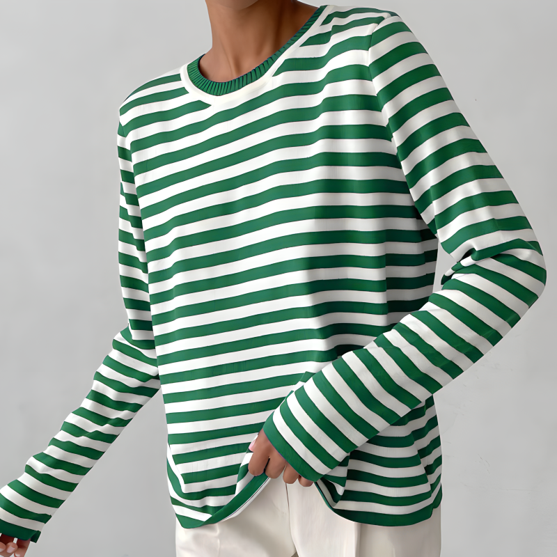 R&B | Gestreiftes T-Shirt Luxus Komfort Und Stil