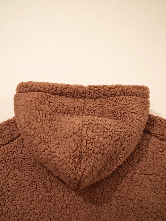 R&B | Damen Relaxed Fit Zip Up Teddyjacke