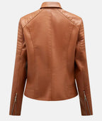 R&B | Damen Kunstleder Bikerjacke