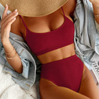 R&B | Bikini Bequemer Bikini mit High-Waist-Slip