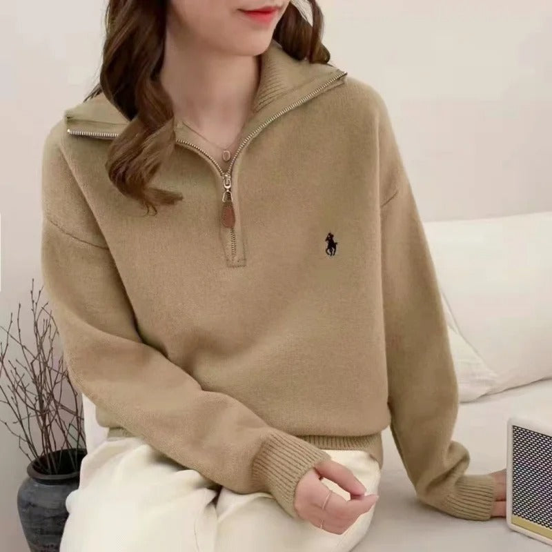 R&B | Bequemer Pullover mit Reißverschluss
