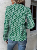 R&B | Stilvolle Bluse mit Grafischem Muster Polyester Elegant und Komfortabel