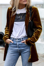 R&B | Blazer aus Samt im Streetstyle