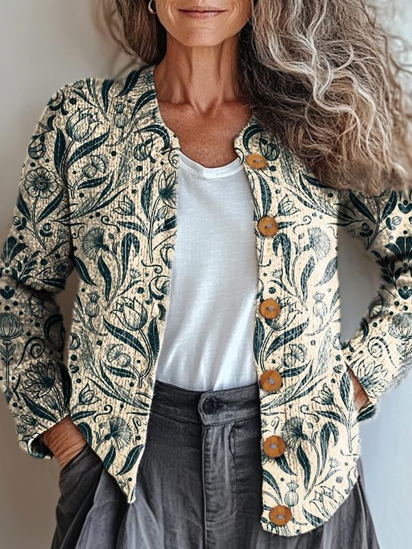 R&B | Dekorative Blumenjacke