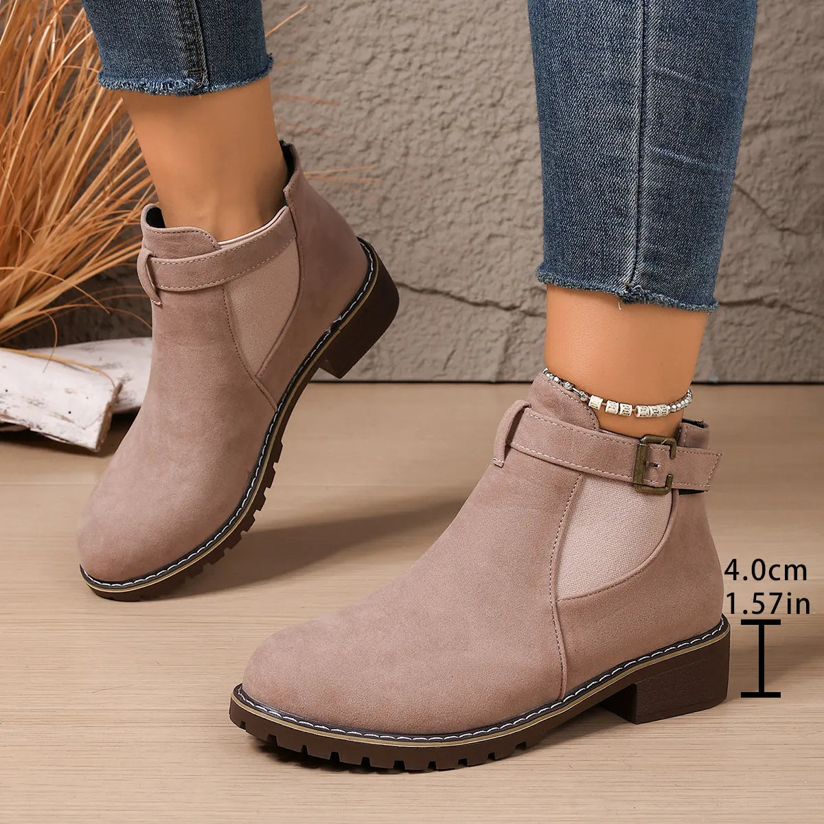 Vintage-Stiefeletten für Damen R&B R&B