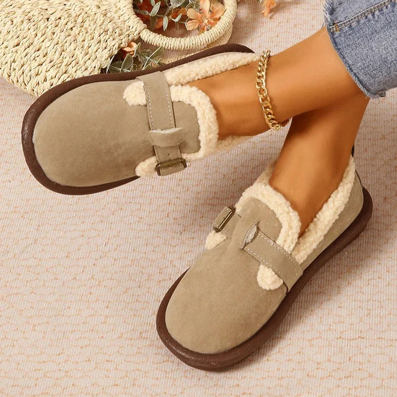 Warme und bequeme flache Schuhe R&B