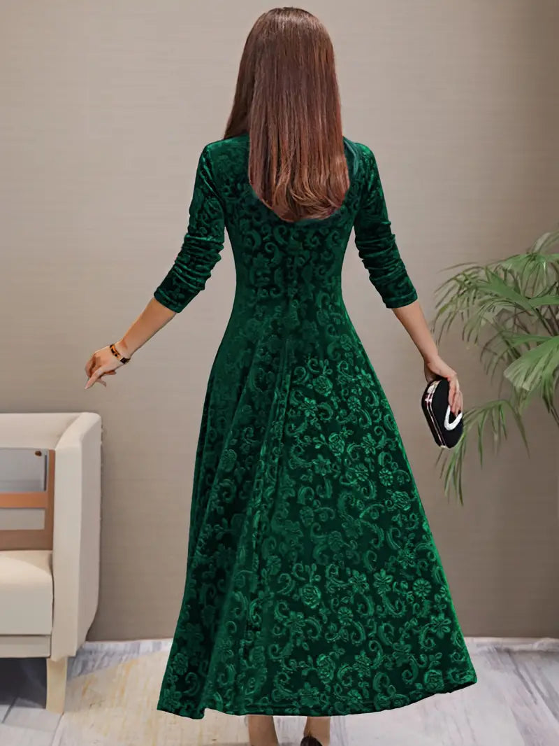 Figurschmeichelndes Ausgestelltes Kleid