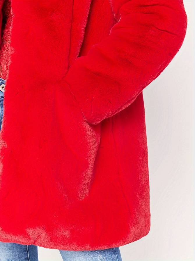 R&B | Stilvolle und Bequeme Fluffy Warme Winterjacke Für Frauen