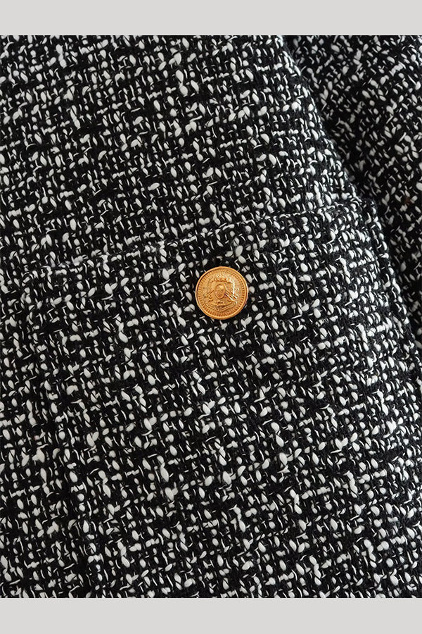 R&B | Farbe Texturiertes Lässiges Stil Top Jacke