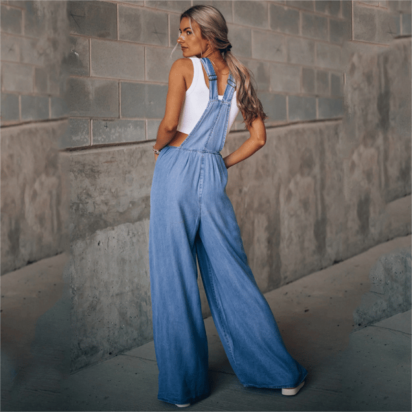 R&B - Damen Denim Jumpsuit