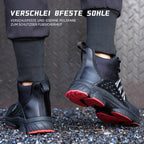 Männer Arbeit Sicherheit Schuhe Bau Anti-smash Punktion-Proof Unzerstörbar Boot R&B