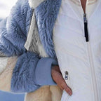 R&B | Color Block Zip-Up Kapuzenjacke