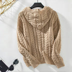 R&B | Klassischer Pullover Mit Zopfmuster Design
