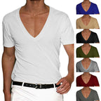 R&B | Slim Fit T-Shirt mit V-Ausschnitt