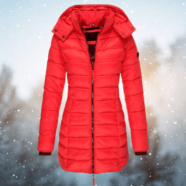 R&B | Damen Langjacke Gepolsterte Pufferjacke