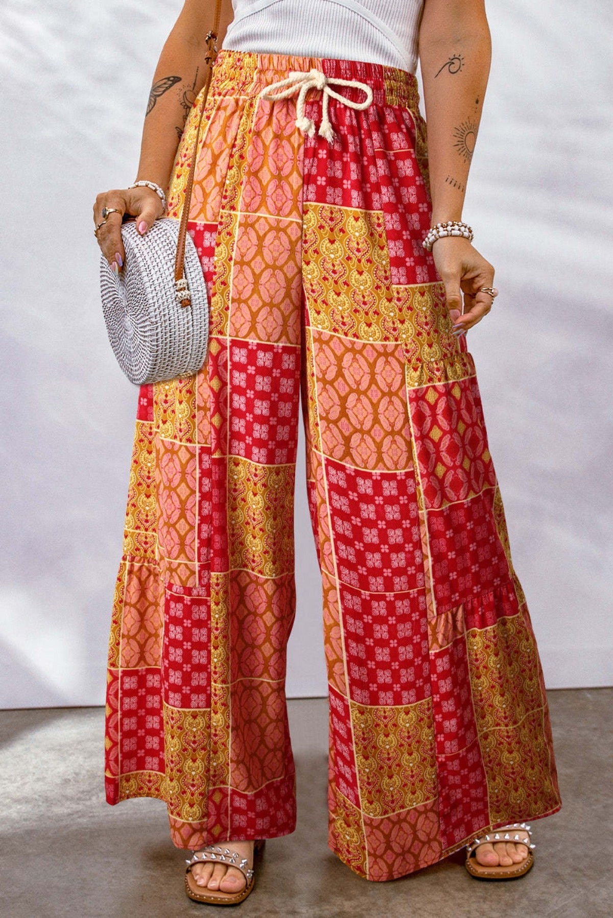 R&B | Florale Freizeithose Hose