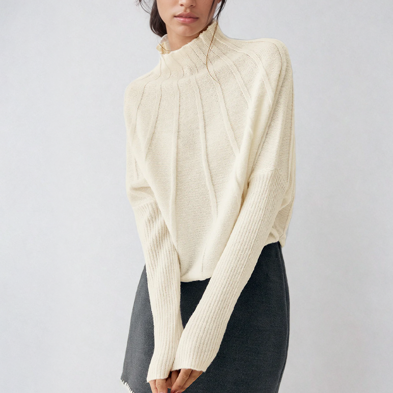 R&B - Stylische Strickrollkragenpullover für den Winter für Frauen