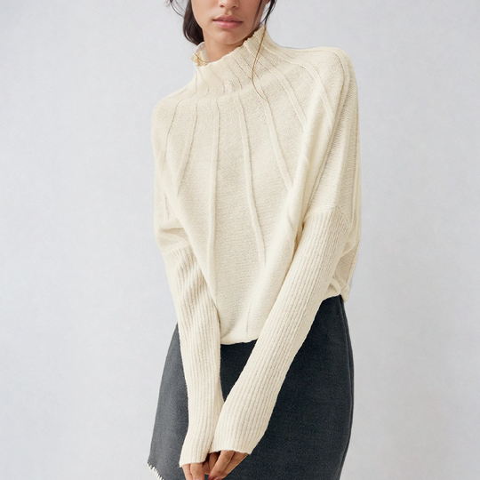 R&B - Stylische Strickrollkragenpullover für den Winter für Frauen