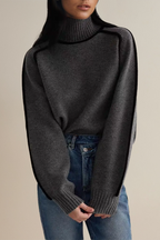 R&B | Pullover - Damen Luxus Rollkragenpullover