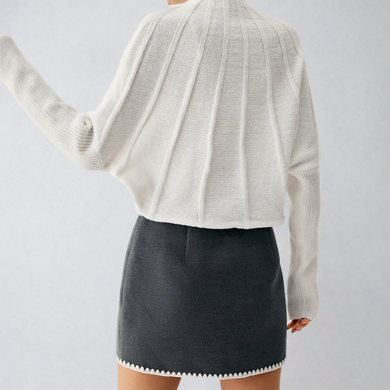 R&B | Stylische Strickrollkragenpullover für den Winter für Frauen