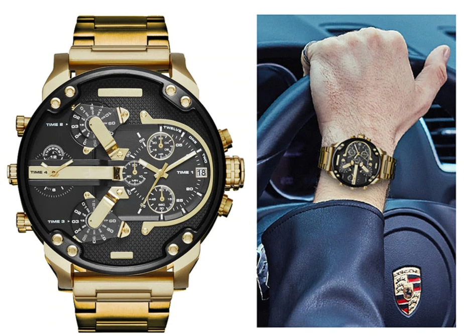 R&B – Schlanke, elegante Herrenuhr des Managers