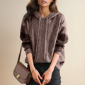 R&B | Strickpullover mit Kabelmuster Weich und Warm Perfekt für Herbst und Winter