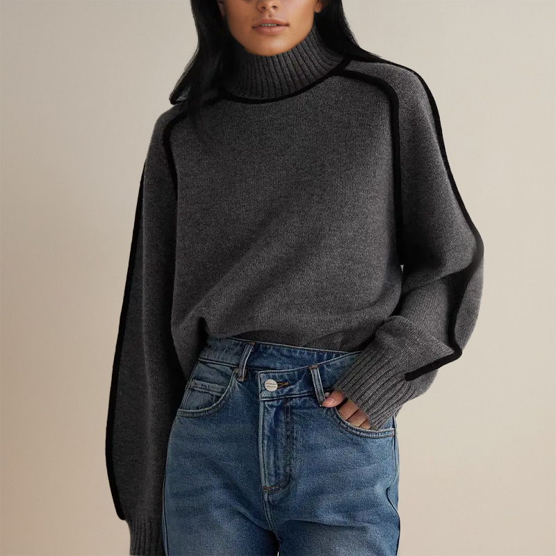 R&B | Luxuriöser Weicher Rollkragenpullover für Damen