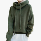R&B | Oversized Strickpullover mit Hohem Kragen Acryl Warm und Komfortabel