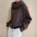 R&B | Lässiger Strickpullover mit Kapuze