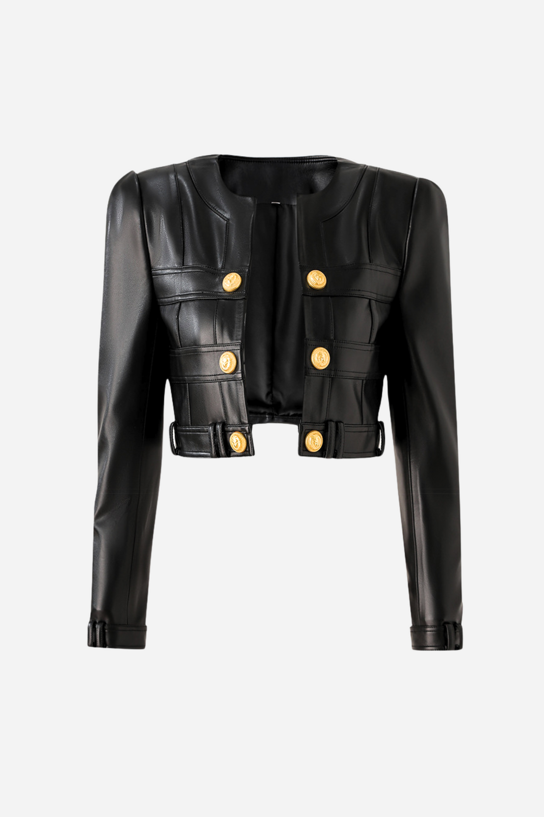 R&B | Pu Jacke & Minirock Set