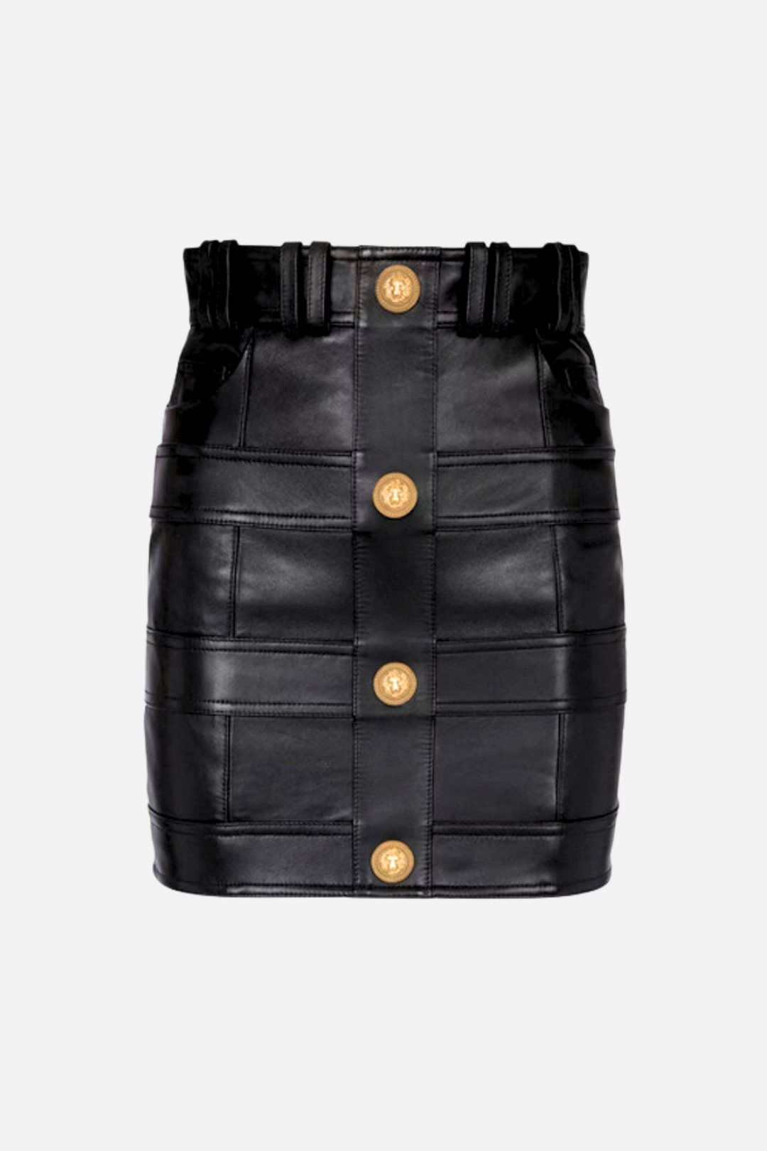 R&B | Pu Jacke & Minirock Set