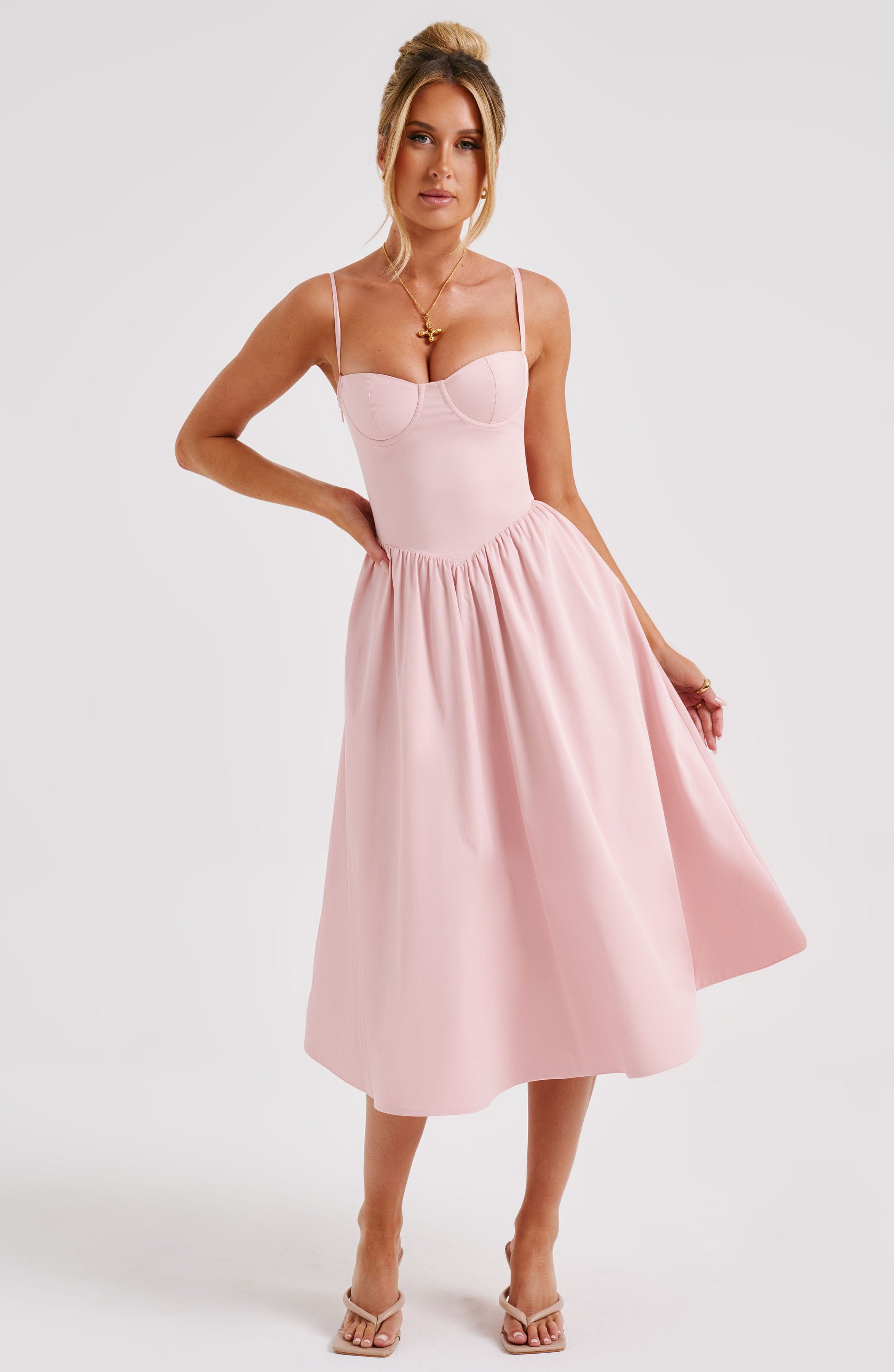 R&B | Midi Kleid Blush