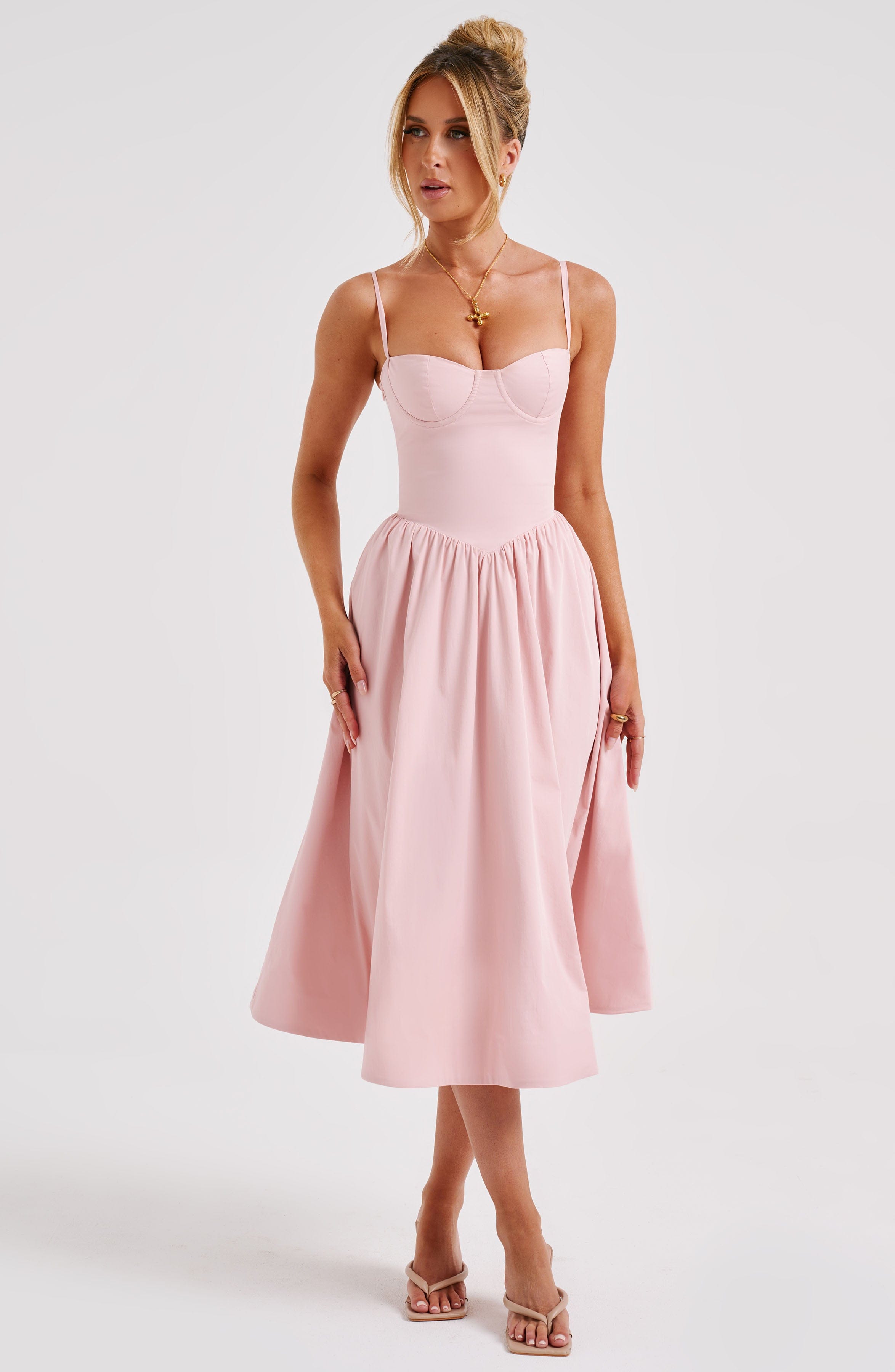 R&B | Midi Kleid Blush