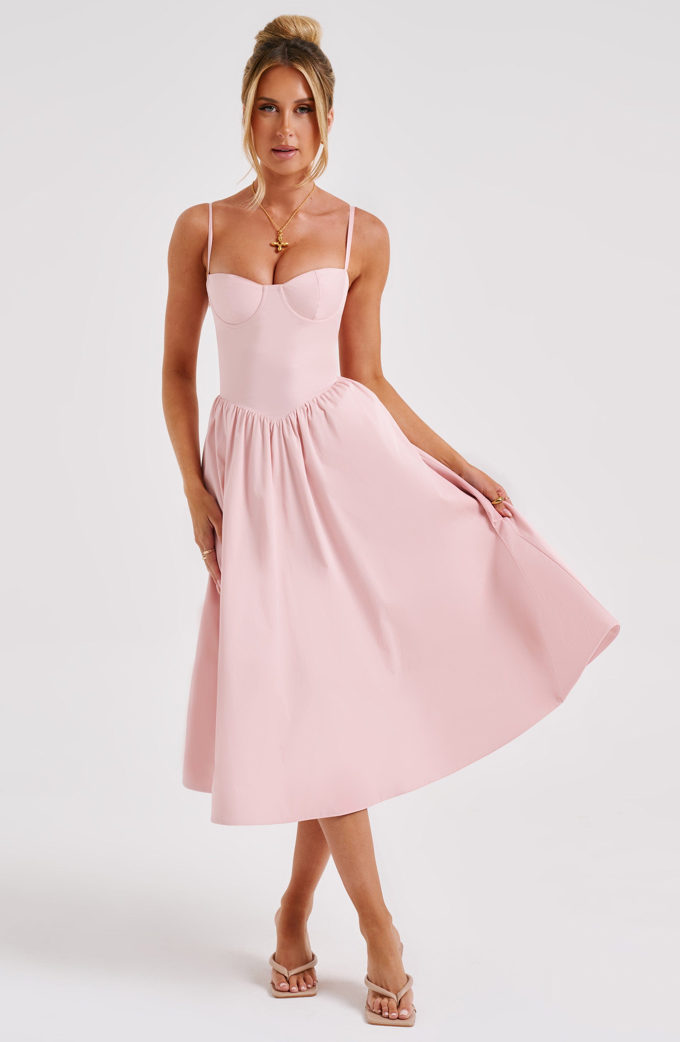 R&B | Midi Kleid Blush